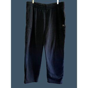 CHAMPION- MENS BLUE ELASTIC WAIST STRAIGHT LEG JOGGER'S SWEATPANTS SIZE X-LARGE